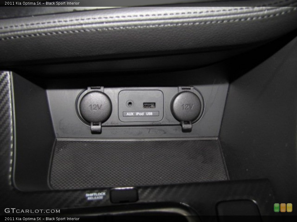 Black Sport Interior Controls for the 2011 Kia Optima SX #74554440