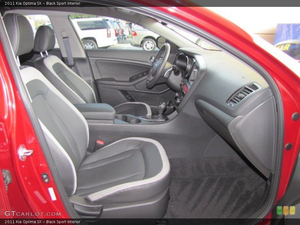 Black Sport Interior Photo for the 2011 Kia Optima SX #74554500