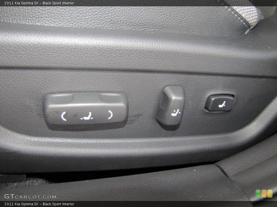 Black Sport Interior Controls for the 2011 Kia Optima SX #74554671