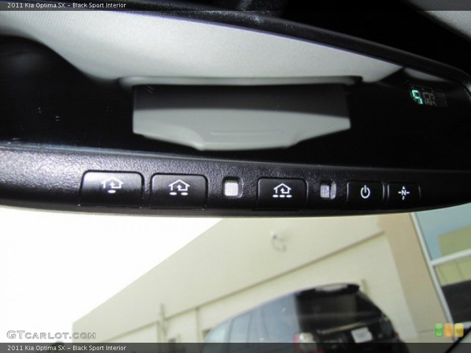 Black Sport Interior Controls for the 2011 Kia Optima SX #74554727
