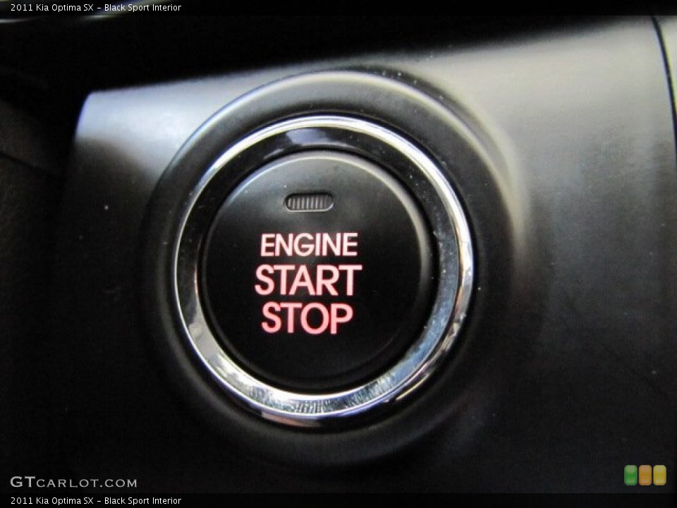 Black Sport Interior Controls for the 2011 Kia Optima SX #74554752