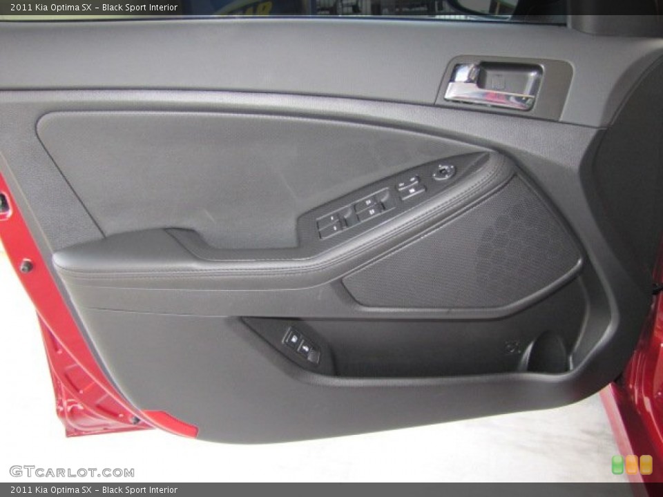 Black Sport Interior Door Panel for the 2011 Kia Optima SX #74554794