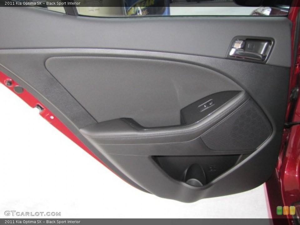 Black Sport Interior Door Panel for the 2011 Kia Optima SX #74554810