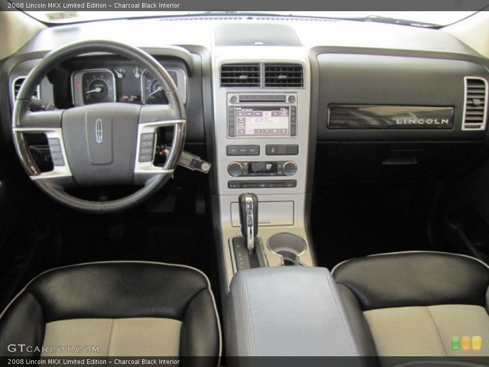 Charcoal Black Interior Dashboard for the 2008 Lincoln MKX Limited Edition #74555190