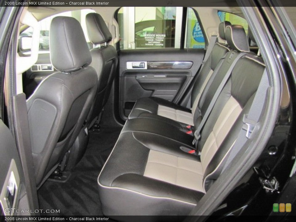 Charcoal Black Interior Rear Seat for the 2008 Lincoln MKX Limited Edition #74555205