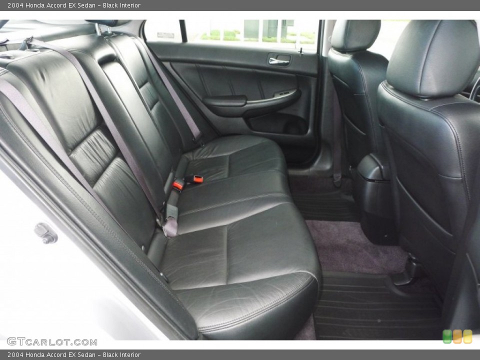 Black Interior Rear Seat for the 2004 Honda Accord EX Sedan #74556336
