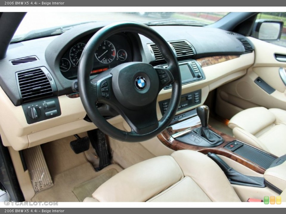 Beige Interior Prime Interior for the 2006 BMW X5 4.4i #74556432