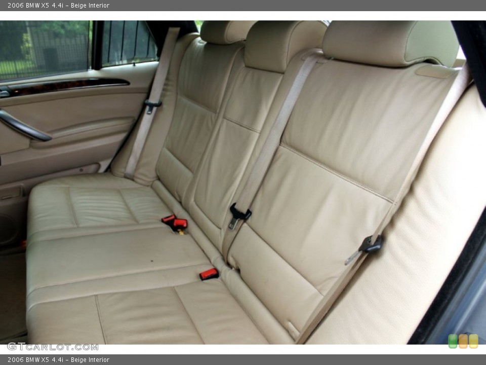 Beige Interior Rear Seat for the 2006 BMW X5 4.4i #74556741