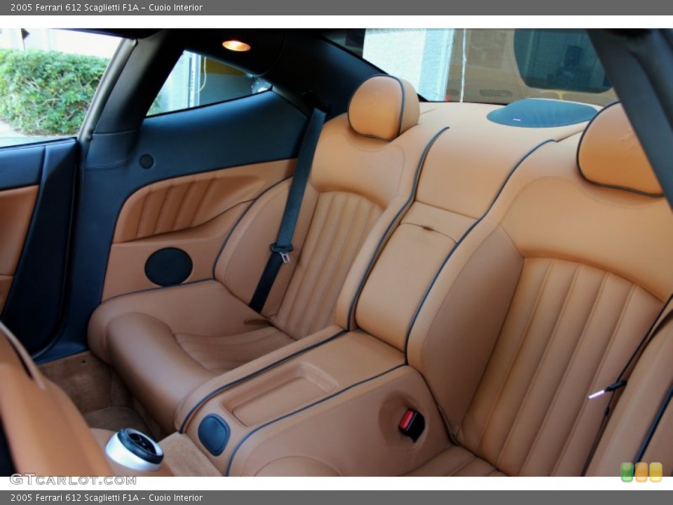 Cuoio Interior Rear Seat for the 2005 Ferrari 612 Scaglietti F1A #74558529
