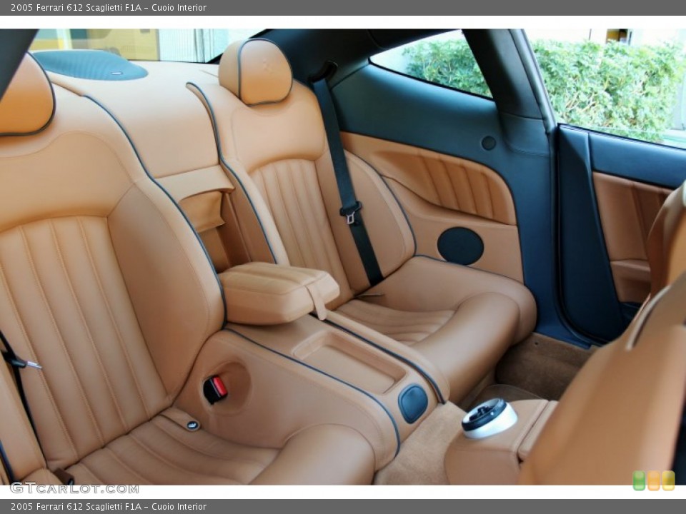 Cuoio Interior Rear Seat for the 2005 Ferrari 612 Scaglietti F1A #74558544