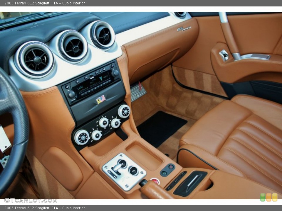 Cuoio Interior Controls for the 2005 Ferrari 612 Scaglietti F1A #74558811