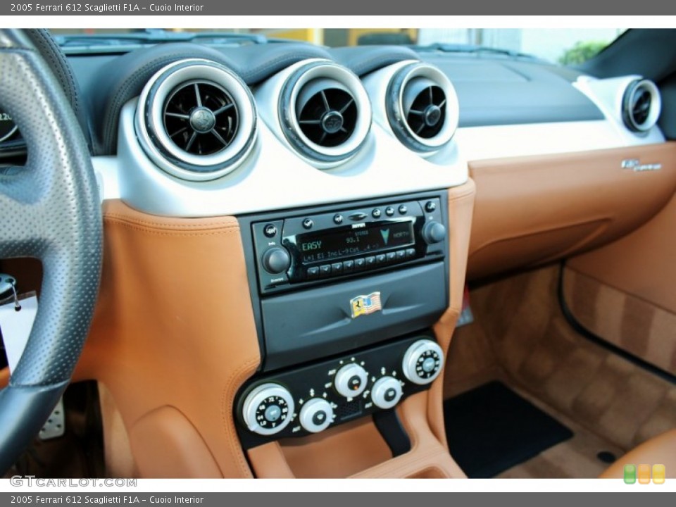 Cuoio Interior Controls for the 2005 Ferrari 612 Scaglietti F1A #74558830