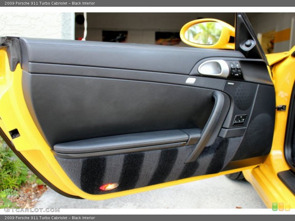 Black Interior Door Panel for the 2009 Porsche 911 Turbo Cabriolet #74559827