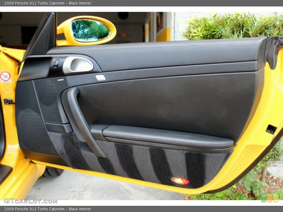 Black Interior Door Panel for the 2009 Porsche 911 Turbo Cabriolet #74559846