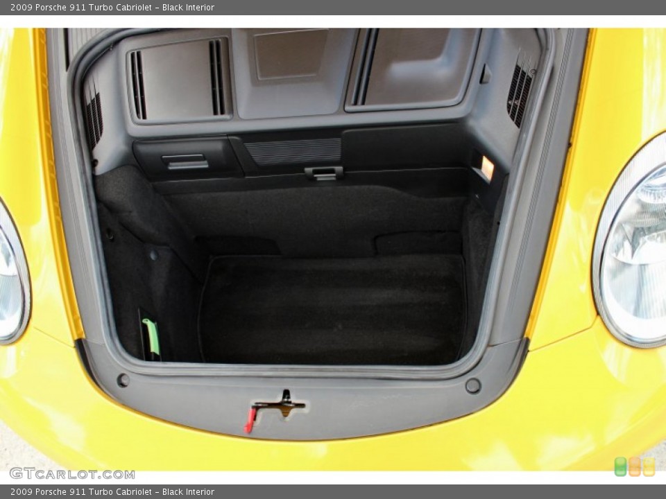 Black Interior Trunk for the 2009 Porsche 911 Turbo Cabriolet #74559864