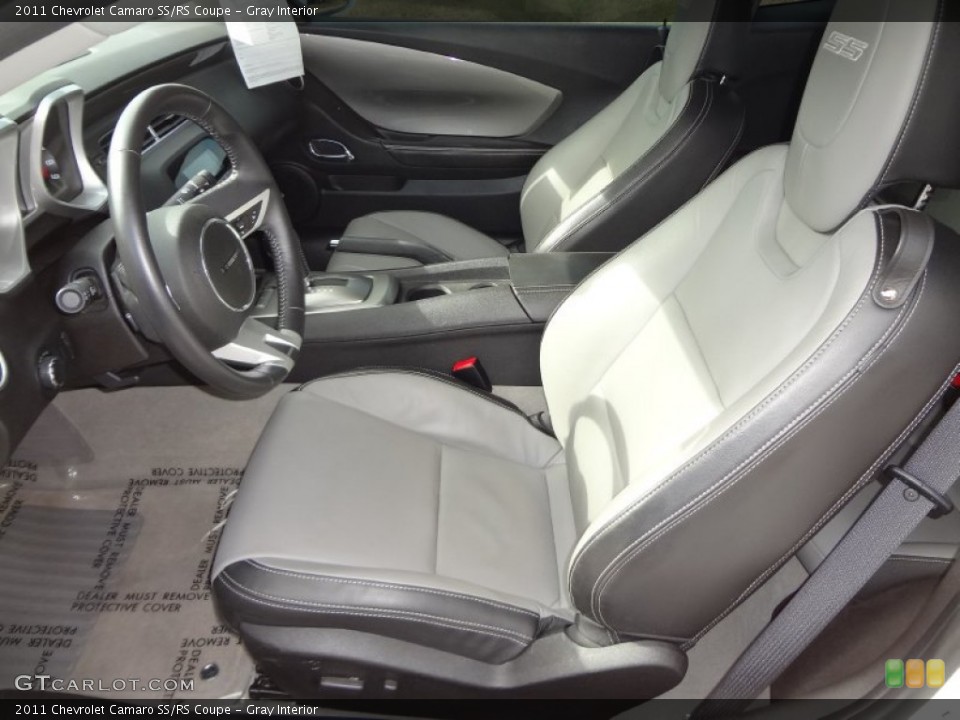 Gray Interior Front Seat for the 2011 Chevrolet Camaro SS/RS Coupe #74560347