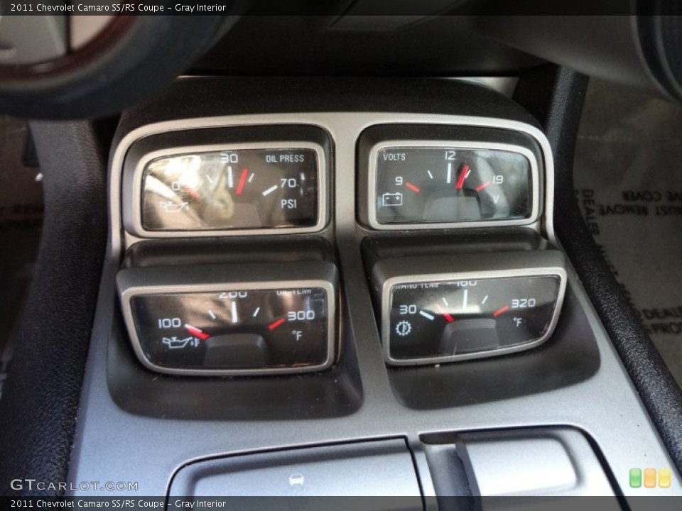 Gray Interior Gauges for the 2011 Chevrolet Camaro SS/RS Coupe #74560710