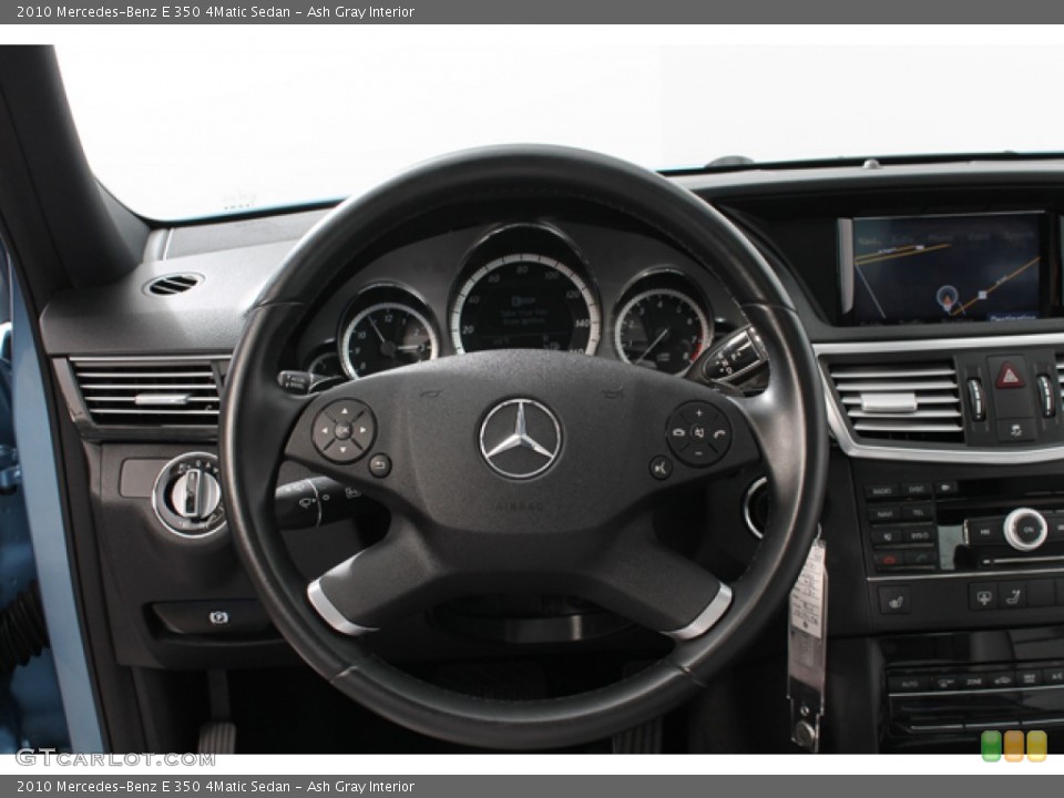 Ash Gray Interior Steering Wheel for the 2010 Mercedes-Benz E 350 4Matic Sedan #74562288