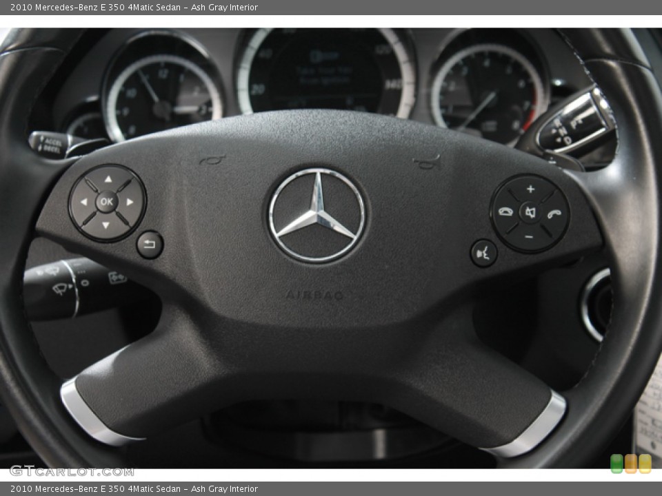Ash Gray Interior Controls for the 2010 Mercedes-Benz E 350 4Matic Sedan #74562309