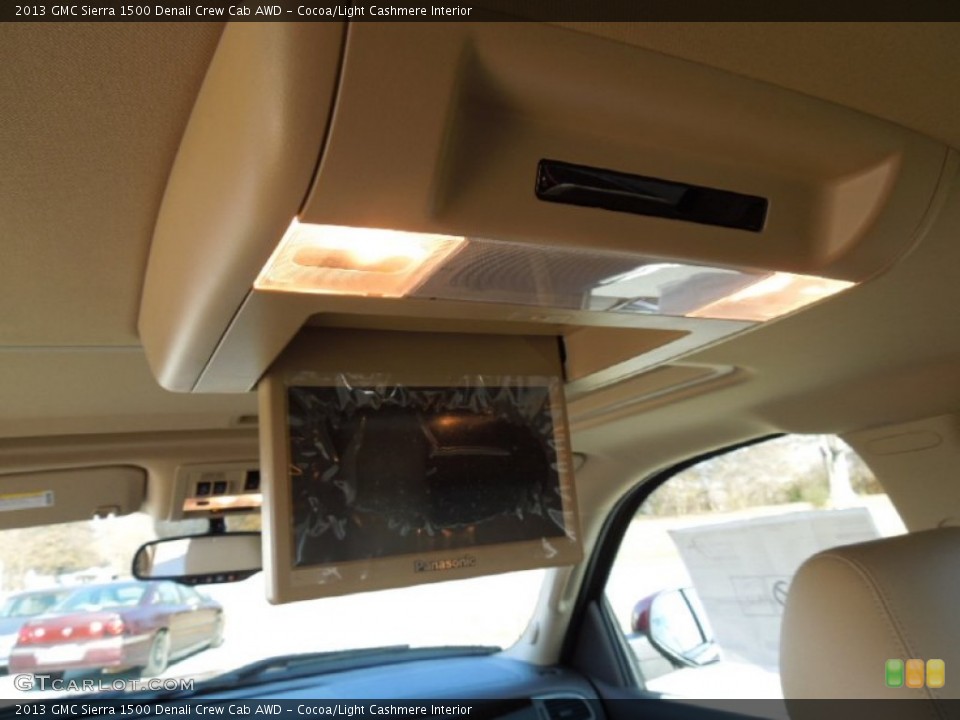 Cocoa/Light Cashmere Interior Entertainment System for the 2013 GMC Sierra 1500 Denali Crew Cab AWD #74562466