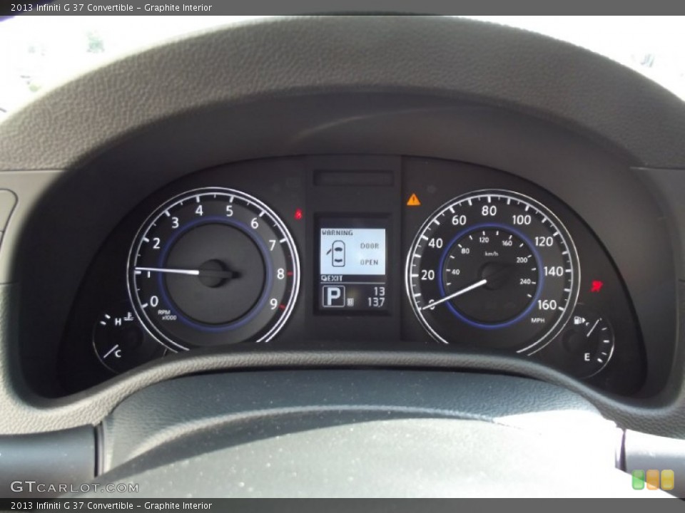 Graphite Interior Gauges for the 2013 Infiniti G 37 Convertible #74564340