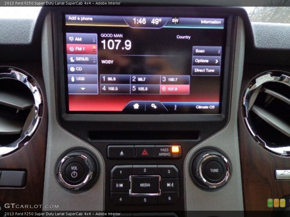 Adobe Interior Controls for the 2013 Ford F250 Super Duty Lariat SuperCab 4x4 #74565282