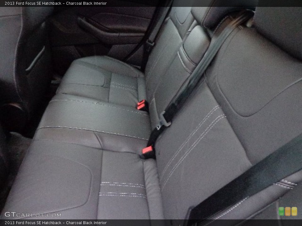 Charcoal Black Interior Rear Seat for the 2013 Ford Focus SE Hatchback #74565844