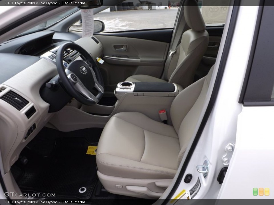Bisque Interior Photo for the 2013 Toyota Prius v Five Hybrid #74566551