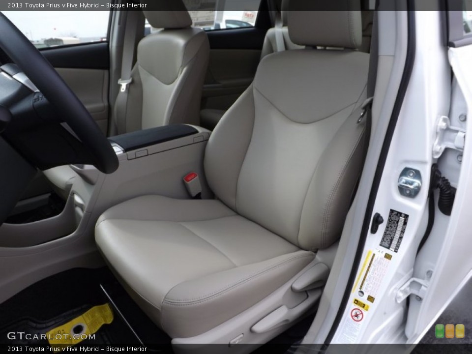 Bisque 2013 Toyota Prius v Interiors