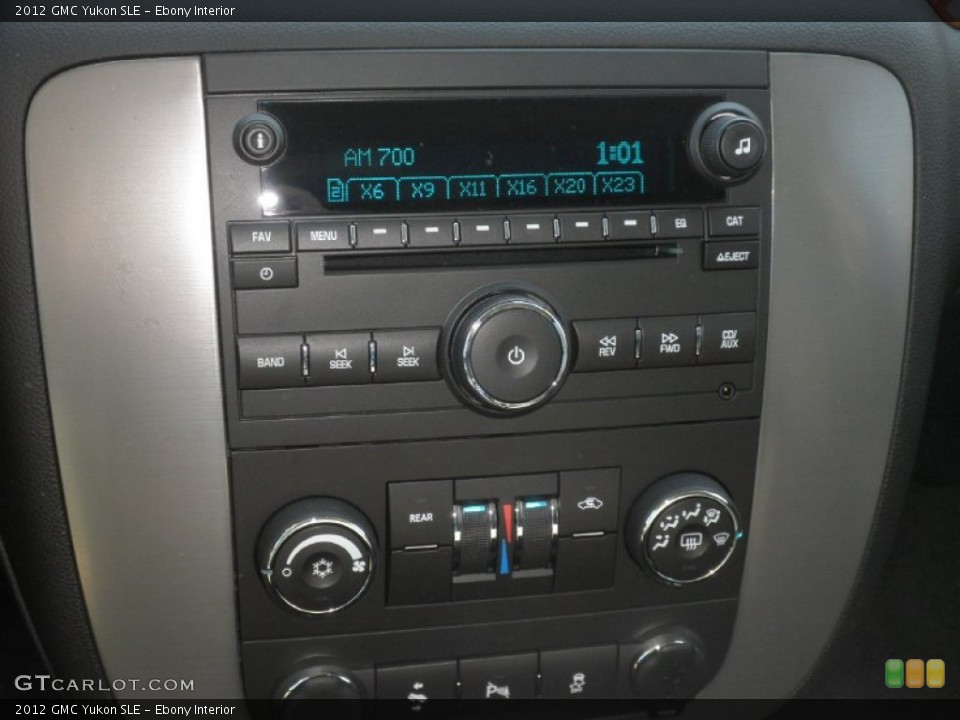 Ebony Interior Controls for the 2012 GMC Yukon SLE #74567675