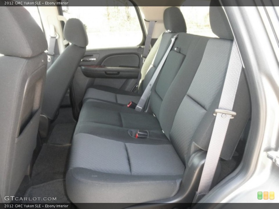 Ebony Interior Rear Seat for the 2012 GMC Yukon SLE #74567733