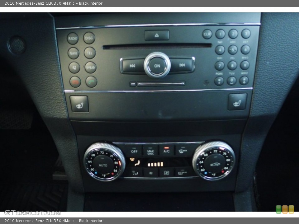 Black Interior Controls for the 2010 Mercedes-Benz GLK 350 4Matic #74567834