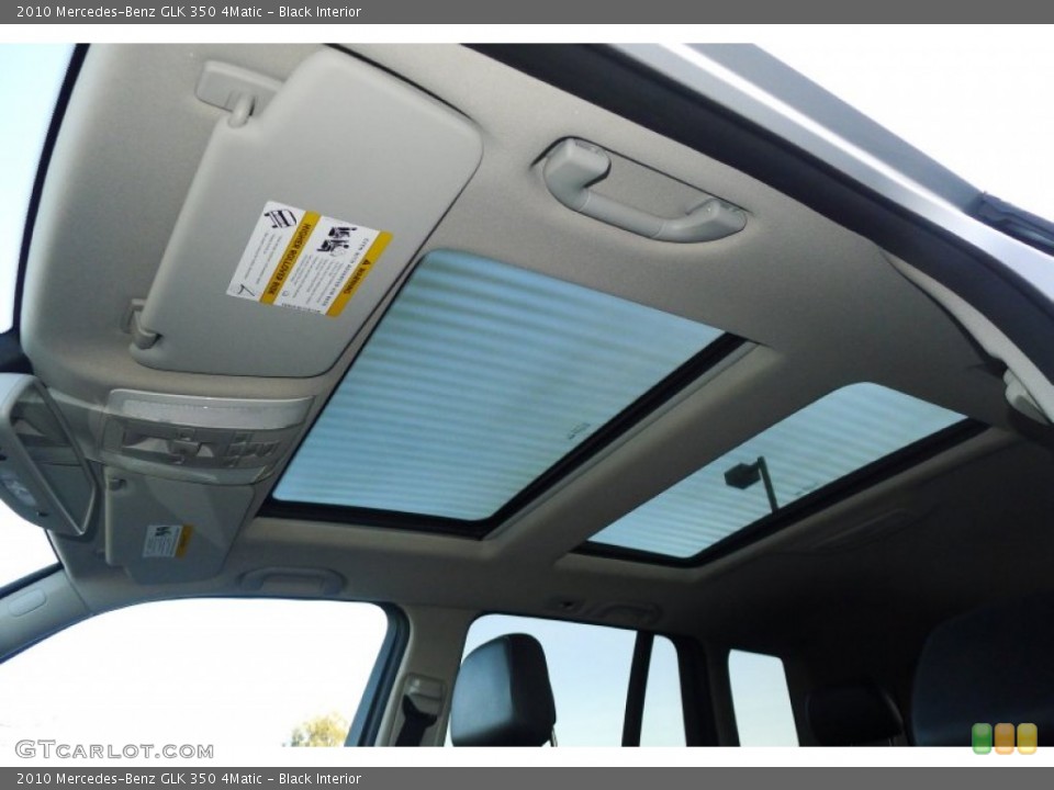 Black Interior Sunroof for the 2010 Mercedes-Benz GLK 350 4Matic #74567858
