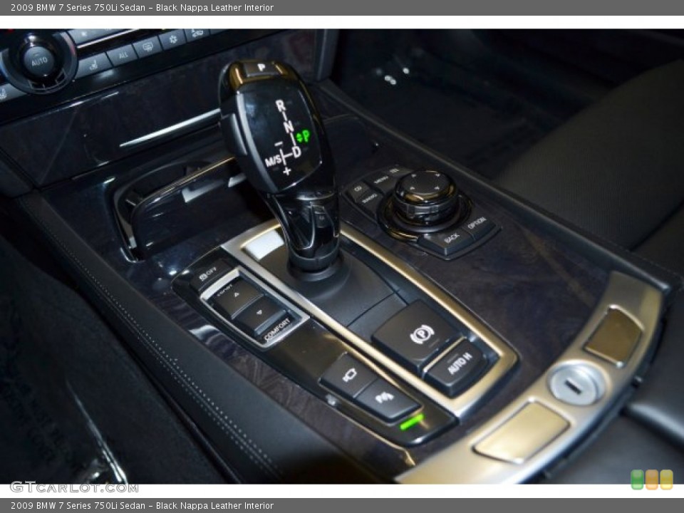 Black Nappa Leather Interior Transmission for the 2009 BMW 7 Series 750Li Sedan #74570606