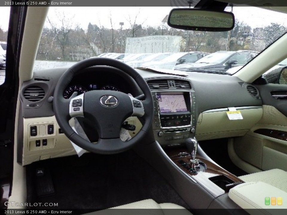 Ecru Interior Dashboard for the 2013 Lexus IS 250 AWD #74571311