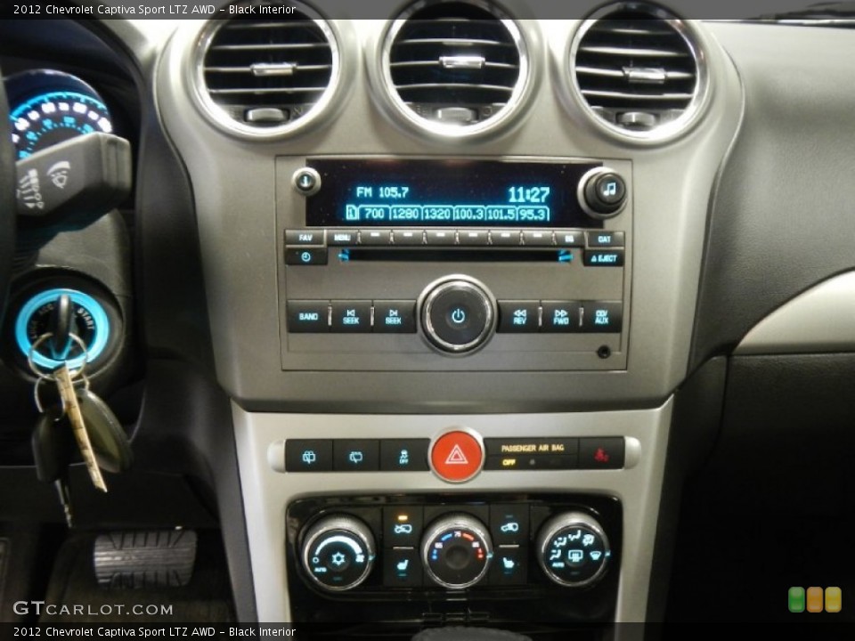 Black Interior Controls for the 2012 Chevrolet Captiva Sport LTZ AWD #74571887