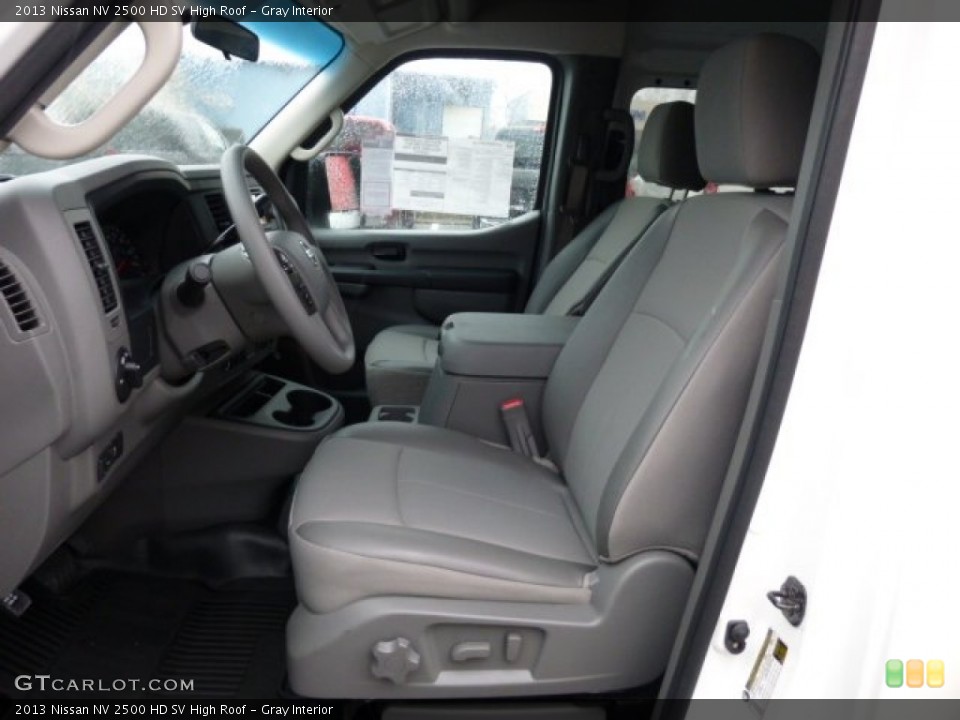 Gray Interior Photo for the 2013 Nissan NV 2500 HD SV High Roof #74573429