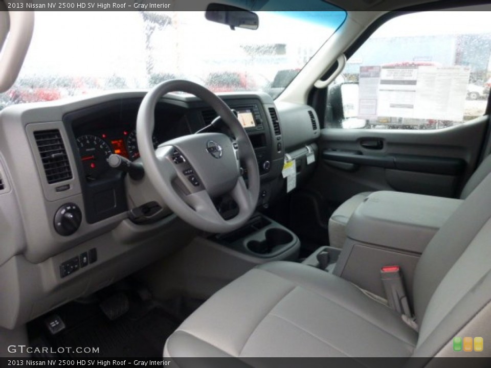 Gray Interior Photo for the 2013 Nissan NV 2500 HD SV High Roof #74573452