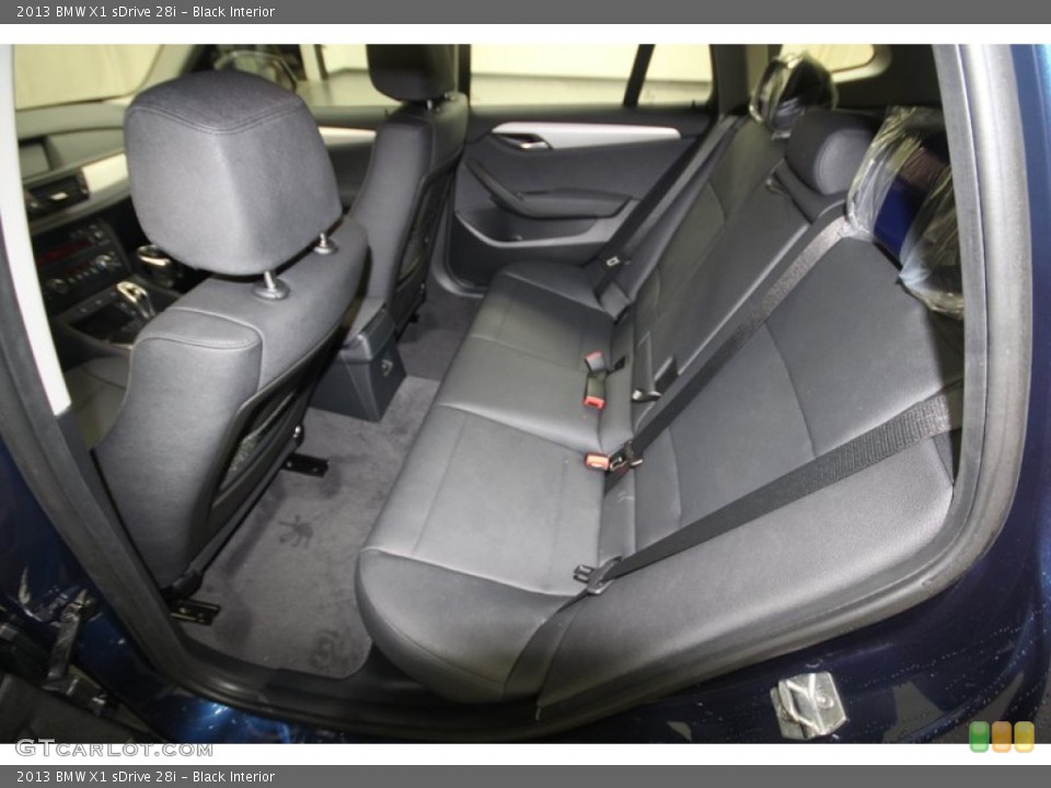 Black Interior Rear Seat for the 2013 BMW X1 sDrive 28i #74574011