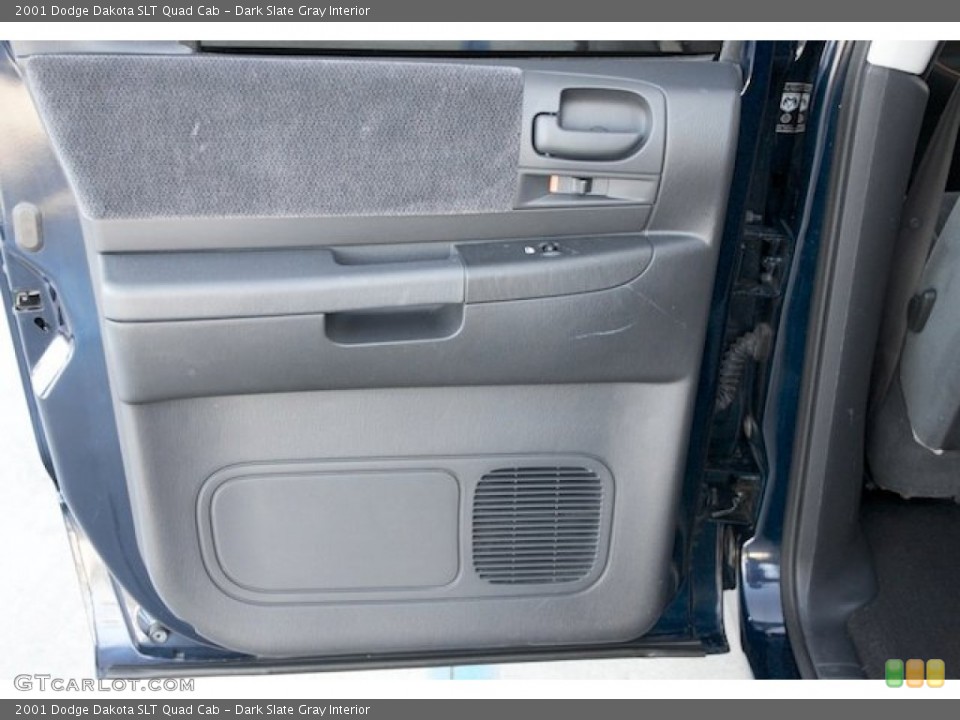 Dark Slate Gray Interior Door Panel for the 2001 Dodge Dakota SLT Quad Cab #74574301