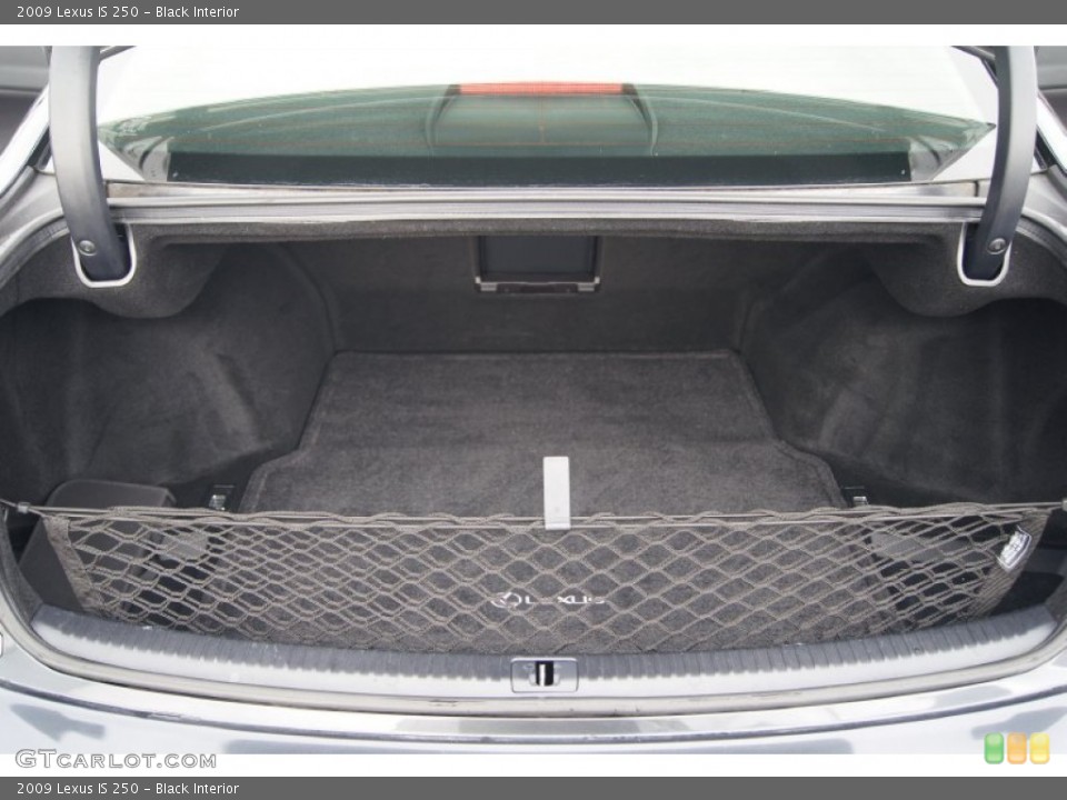 Black Interior Trunk for the 2009 Lexus IS 250 #74574794