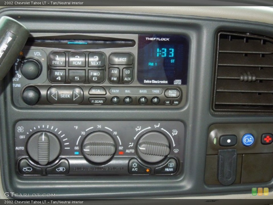 Tan/Neutral Interior Audio System for the 2002 Chevrolet Tahoe LT #74575019