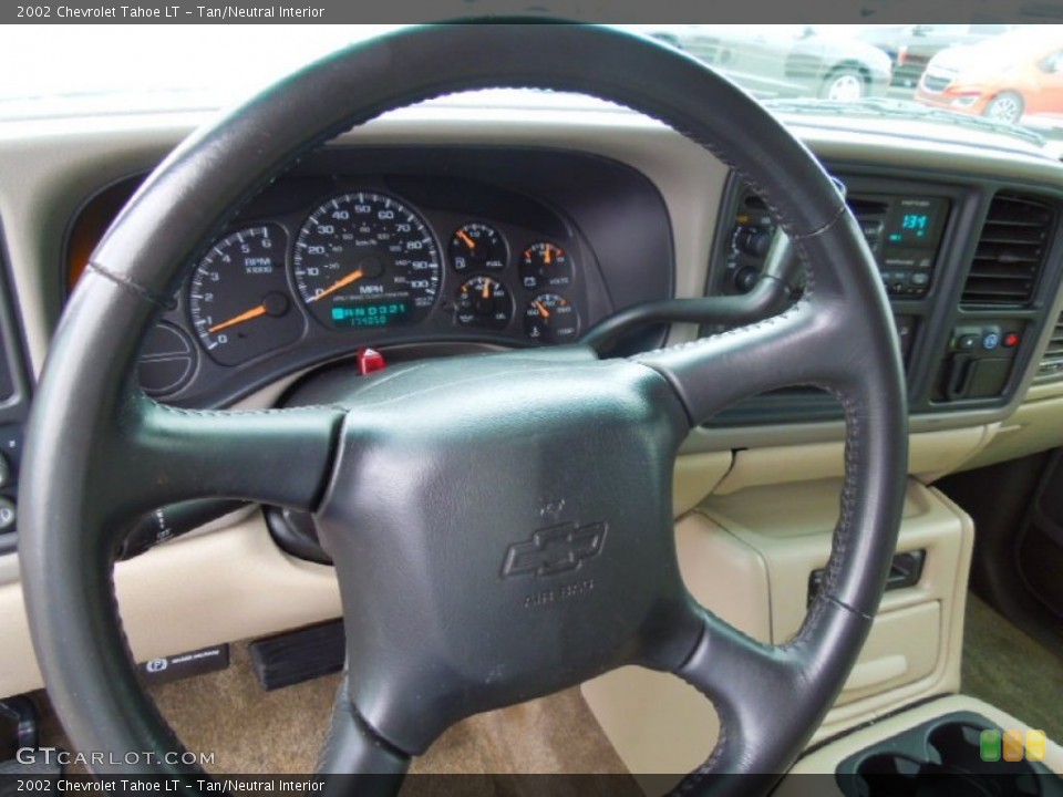 Tan/Neutral Interior Steering Wheel for the 2002 Chevrolet Tahoe LT #74575044