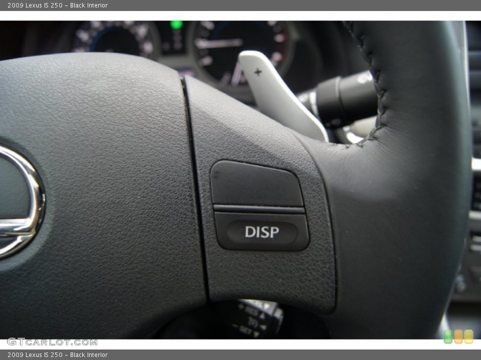 Black Interior Controls for the 2009 Lexus IS 250 #74575115