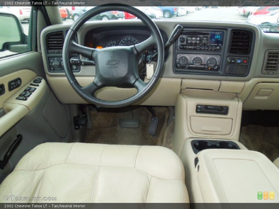 Tan/Neutral Interior Dashboard for the 2002 Chevrolet Tahoe LT #74575154