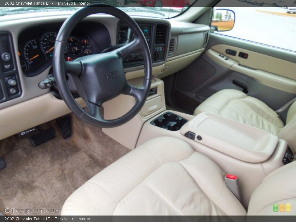 Tan/Neutral Interior Prime Interior for the 2002 Chevrolet Tahoe LT #74575346