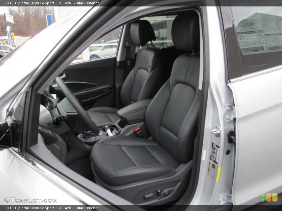 Black Interior Front Seat for the 2013 Hyundai Santa Fe Sport 2.0T AWD #74575499