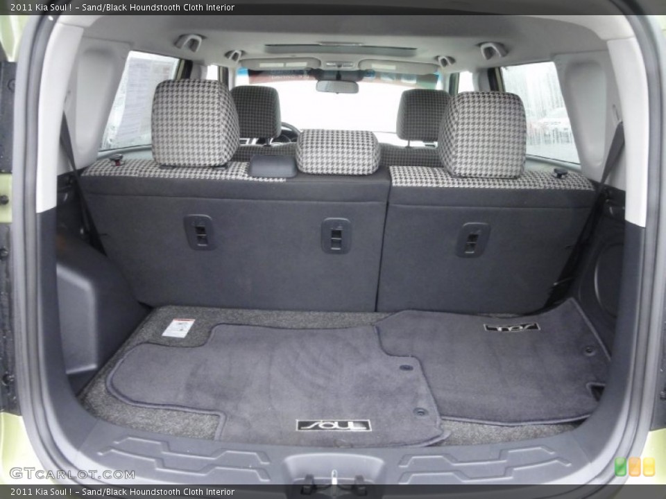 Sand/Black Houndstooth Cloth Interior Trunk for the 2011 Kia Soul ! #74575697