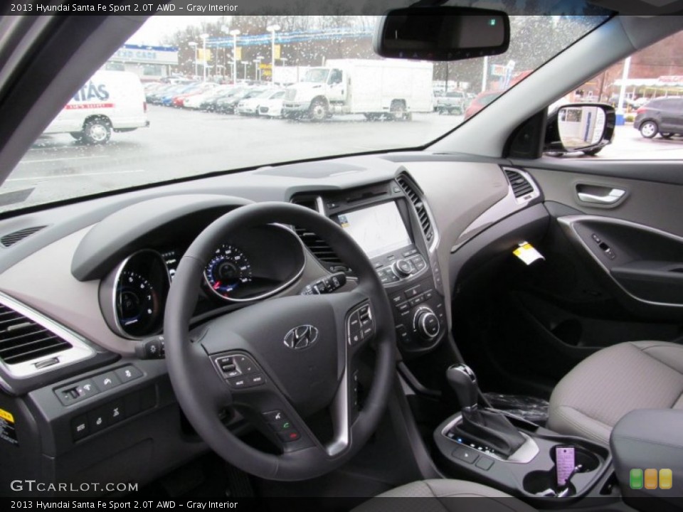 Gray Interior Photo for the 2013 Hyundai Santa Fe Sport 2.0T AWD #74575731
