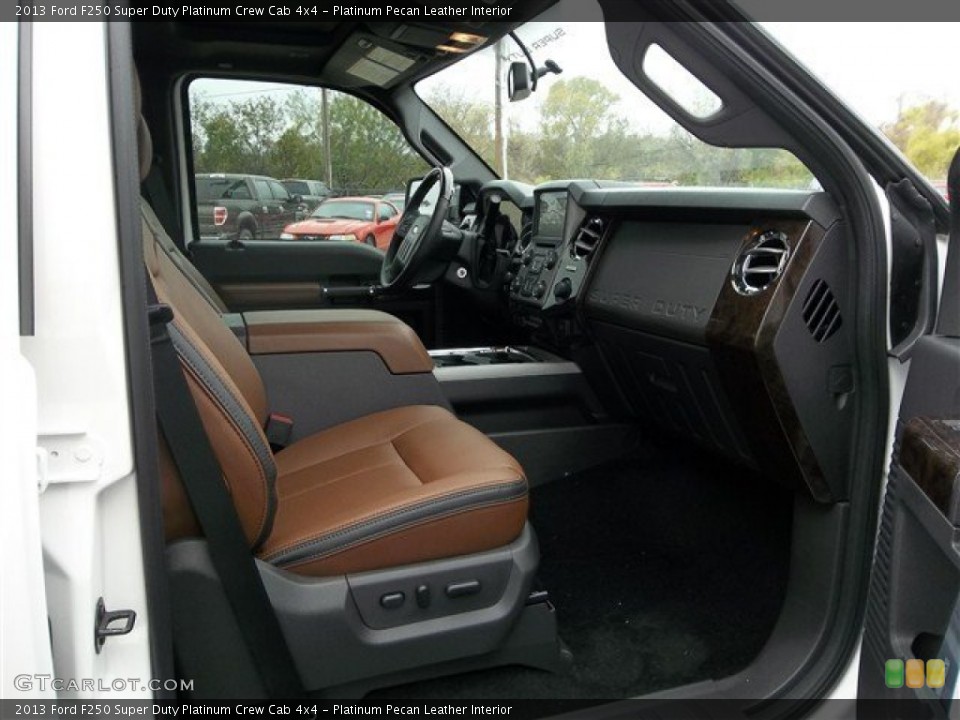 Platinum Pecan Leather Interior Photo for the 2013 Ford F250 Super Duty Platinum Crew Cab 4x4 #74576294